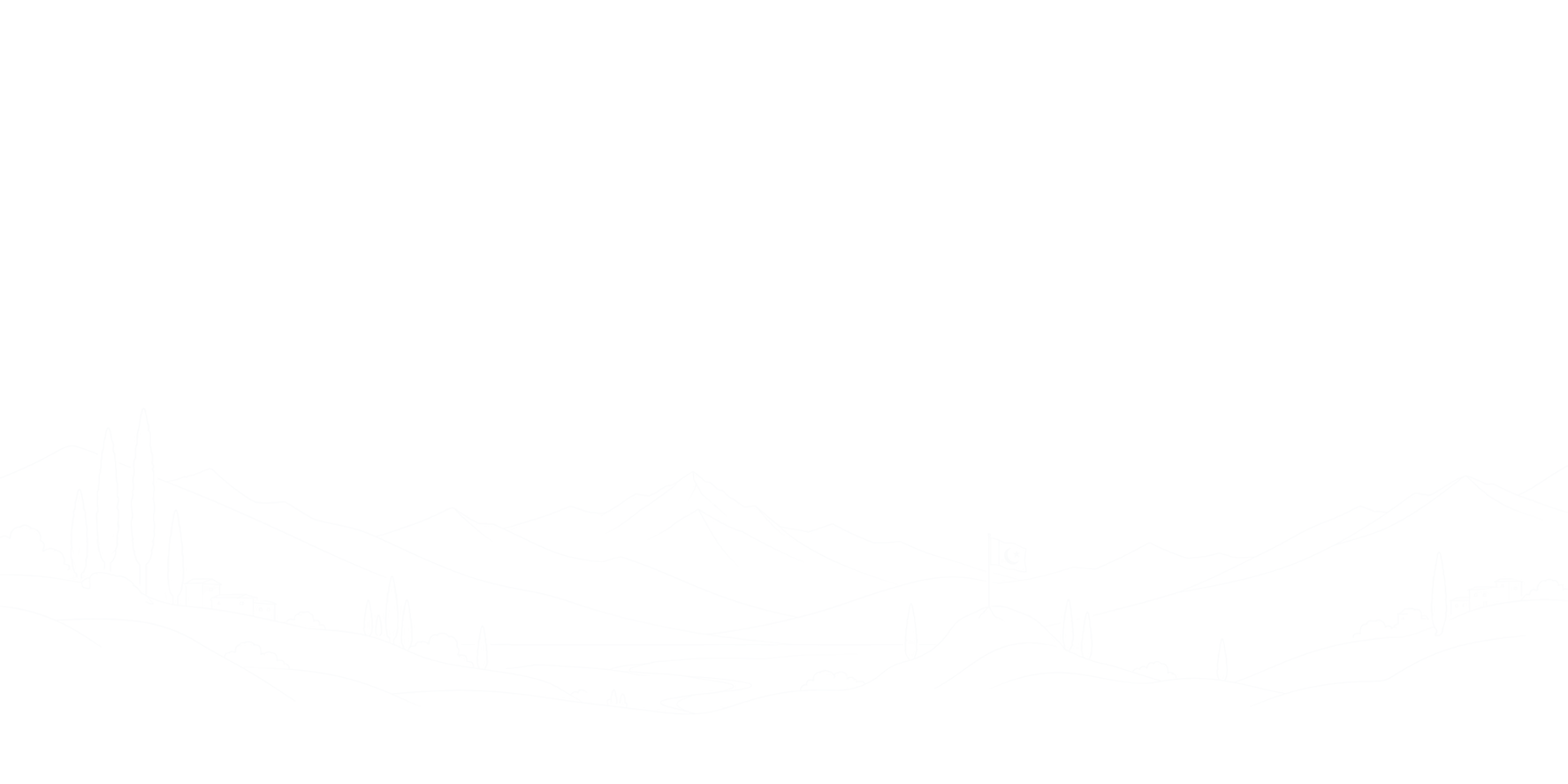 Line drawing of the Hunza valley
